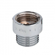 Удлинитель резьбовой Viega 3526 - 3/4" длина 10 мм (ВР/НР, бронза хромированная)