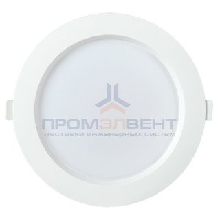 Светильник LED ДВО 1703 белый круг 18Вт 4000K IP40 192x68mm IEK