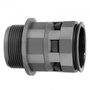 Муфта труба-коробка DN 36 мм, M40х1,5, полиамид, цвет чёрный DKC