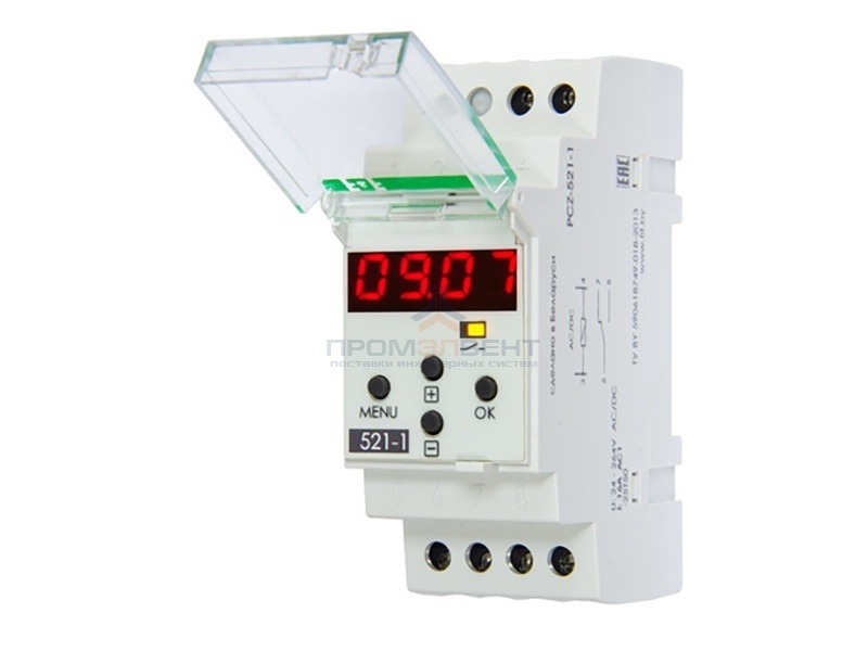 Реле времени программируемое PCZ-521-1 24-264 В AC/DC, 16А, 1NO/NC